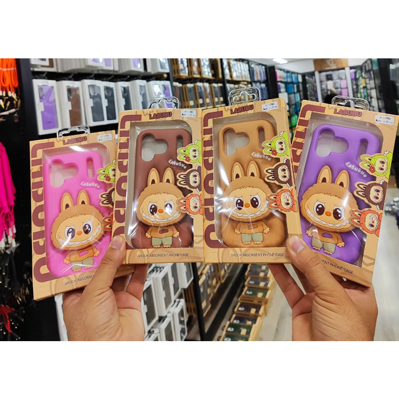 Labubu iPhone Kabrosu Telefon Qoruyucu