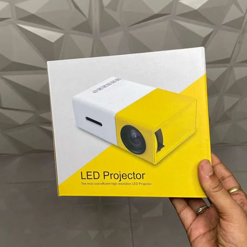 Mini LED Proyektor 1080p Portativ Ev Ofis Teatrı Kino