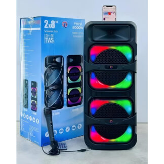 Simsiz Portativ Dinamik Bluetooth LED RGB İşıqlı 8+2 düym QL-8803