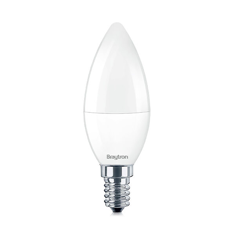 Lampa Şam LED BRAYTRON BRY-ADVANCE-9W-E14-C37-3000K-IP20