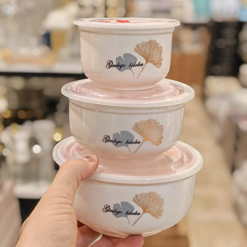 Saxlama Keramika 3-lü Dəst