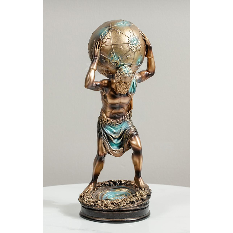 Suvenir Hədiyyəlik Stolüstü Yunan Atlas Heykəli