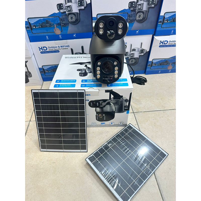 Təhlükəsizlik Kamerası Günəş Paneli 50X Ubox 4G WiFi