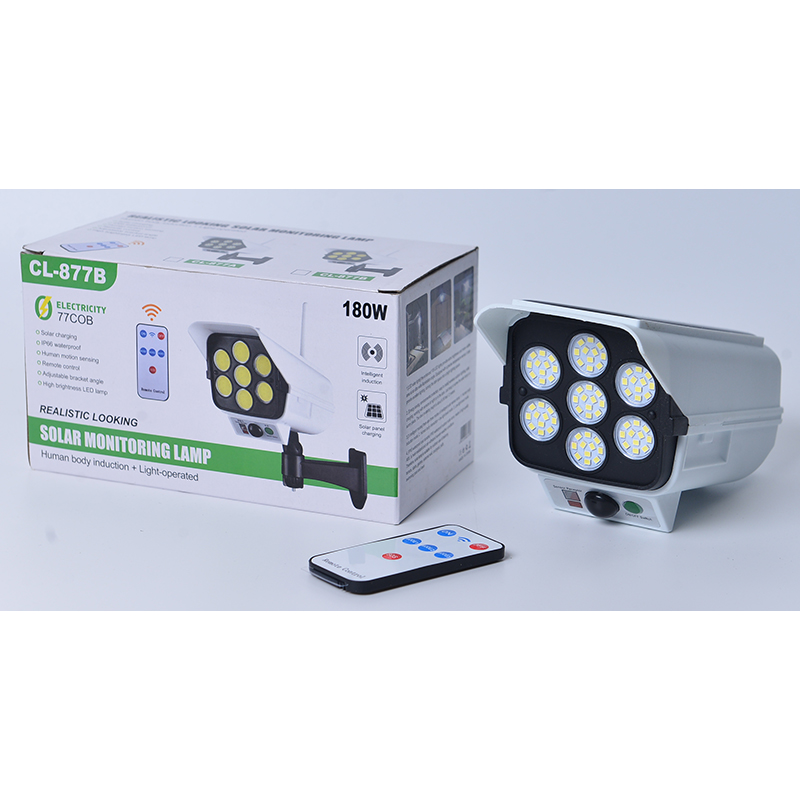 Küçə Lampası Divar Çırağı Kamera Formalı LED Günəş Enerjisi Solar 180W IP66