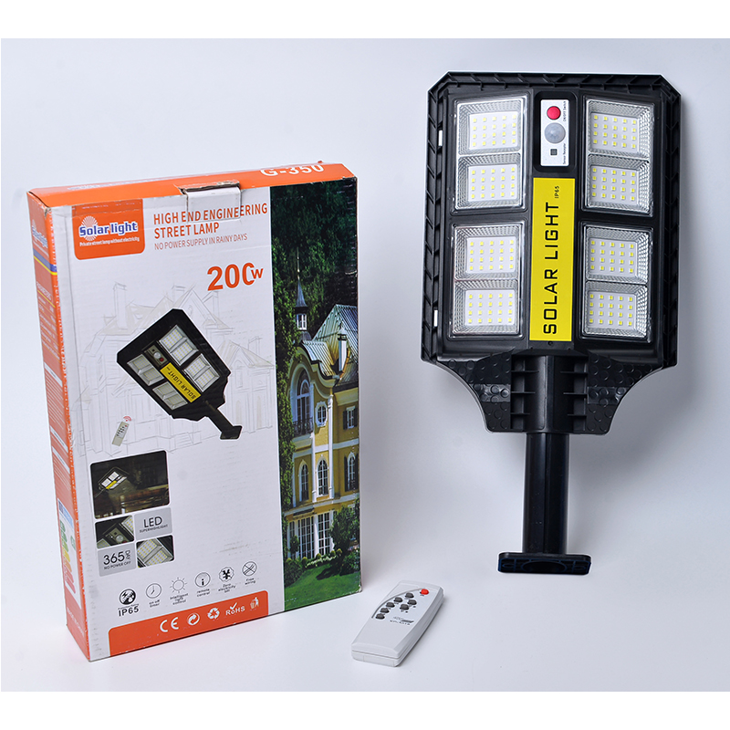 Küçə Lampası LED Günəş Enerjisi 200W IP65