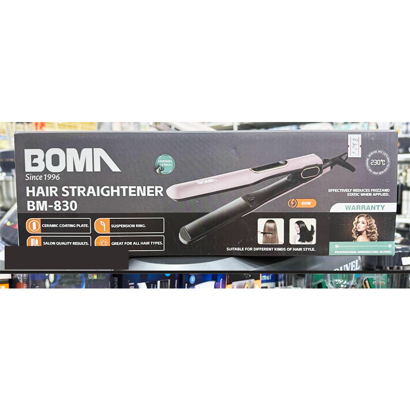 Fen Ütü Saç Düzləşdirici Boma BM-830 60W