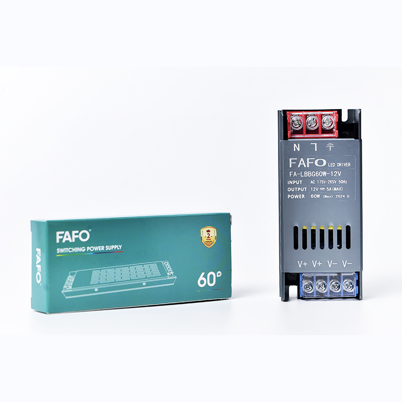 LED Enerji Təchizatı Güc Mənbəyi Driver Fafo 60W 12V