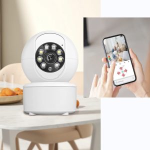 Kamera Təhlükəsizlik Ev Daxili Şərait üçün Rəngli Gecə Görmə 2MP WiFi Berry Iot