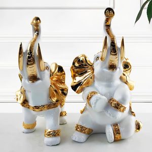 Suvenir Hədiyyəlik Stolüstü Fil Cüt