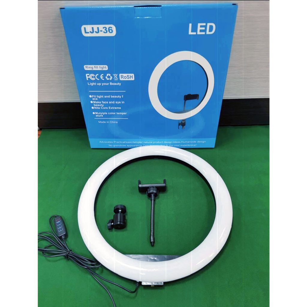 Dairəvi Lampa Studiya İşığı Tripod LED LJJ-36