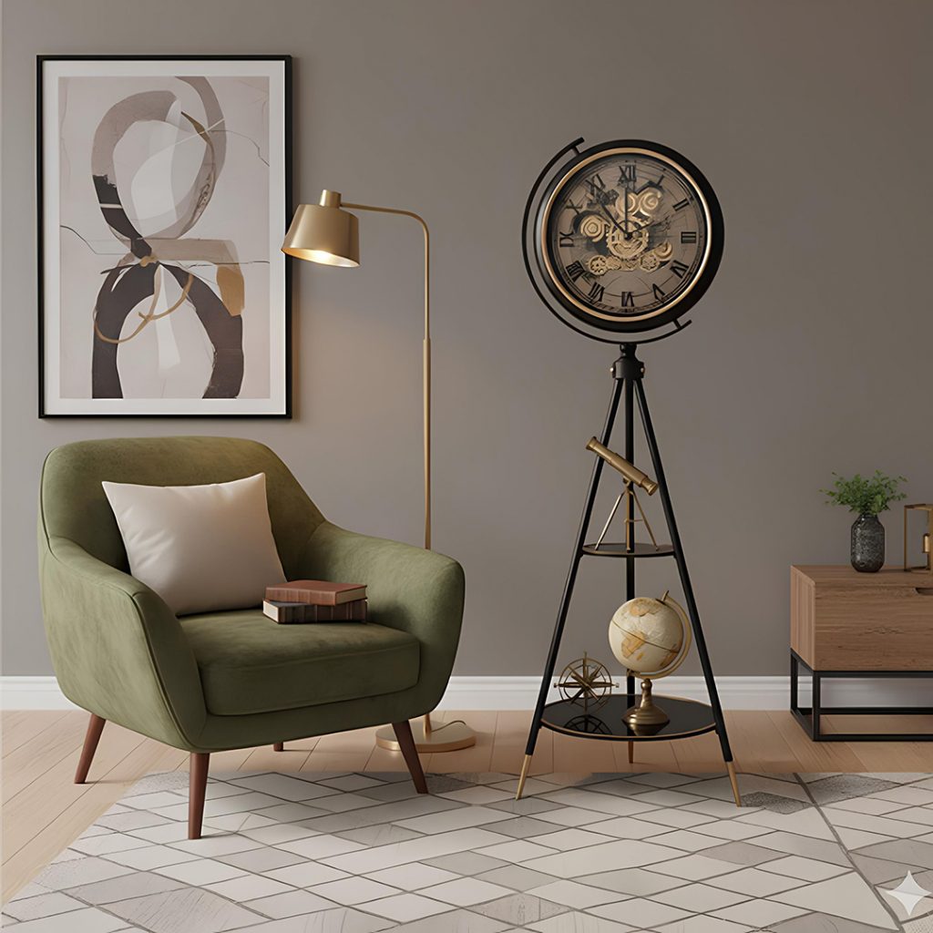 Yerdən Qoyma Saat Sxemalı Dekorativ 160 sm