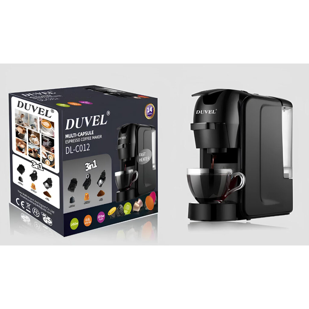 Kofe Aparatı Qəhvə Maşını 3-ü 1-də Duvel DL-C012