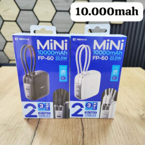 Power Bank 10000 mAh PD 22.5 W Sürətli Şarj Remax FP-60 Mini