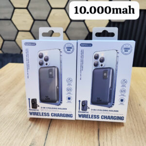 Power Bank Maqnit MagSafe Simsiz 10000 mAh 20 W Sürətli Şarj Remax RPP-695