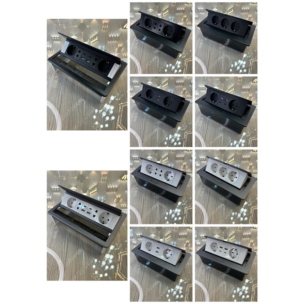 Rozetka Dəstləri Masa İçi Floor Box