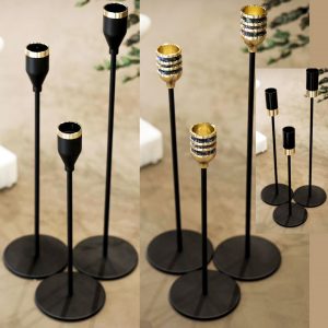 Şamdan Dəst 3-lü Suvenir Hədiyyəlik Dekorativ