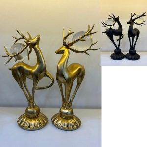 Suvenir Hədiyyəlik Dekorativ Stolüstü Keramika Maral Cüt