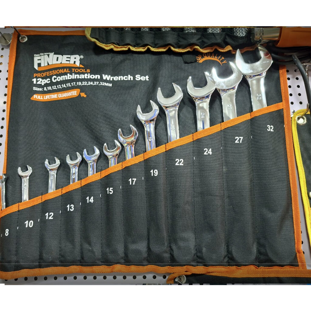 Açar Dəsti 12 Hissəli 8-32 mm Finder
