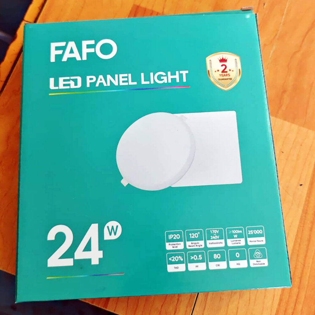 LED Panelli İşıq Lampa Fafo 24 Vatt