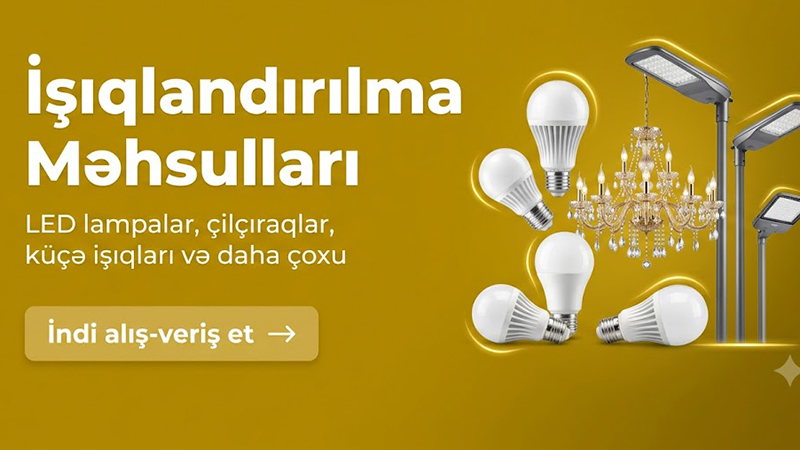 ishiqlandirilma mehsullari